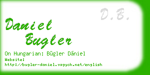 daniel bugler business card